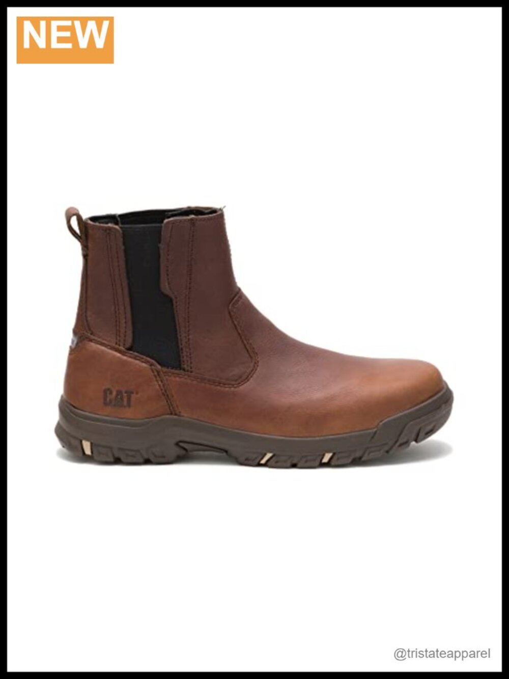 CAT Steel Toe Work Boots Slip Resistant Waterproof Industrial